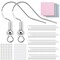 100 PCS Earring Hooks, 925 Sterling Silver Hypoallergenic Earring Hooks for Jewelry Making, 300 PCS Earring Making kit, Earring Making Supplies with Earring Backs and Jump Rings